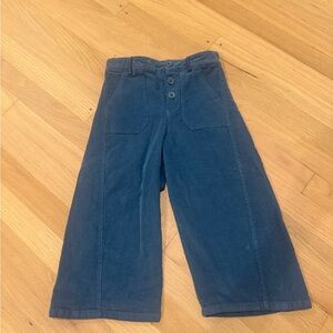 Kids Navy Corduroy Trousers
